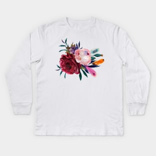 Wreath 3 Kids Long Sleeve T-Shirt